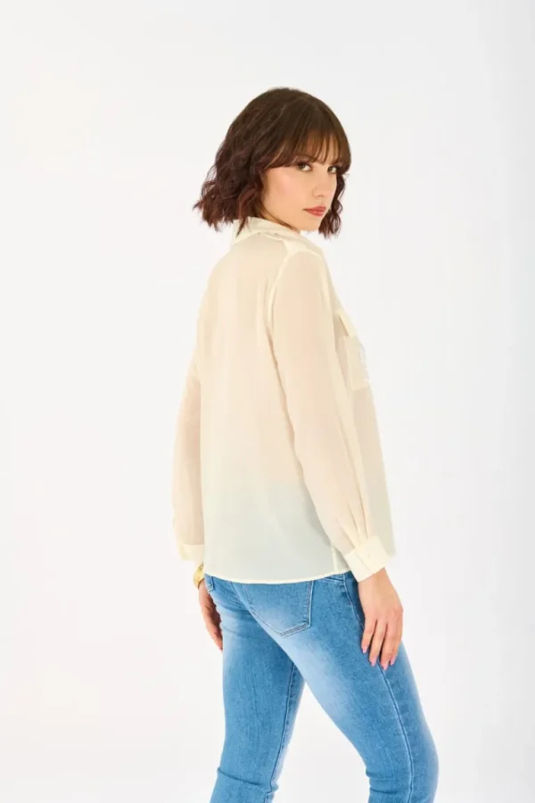 Giorgia & Johns Camicia inserti paillettes