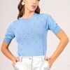 Giorgia & Johns Maglia con occhielli
